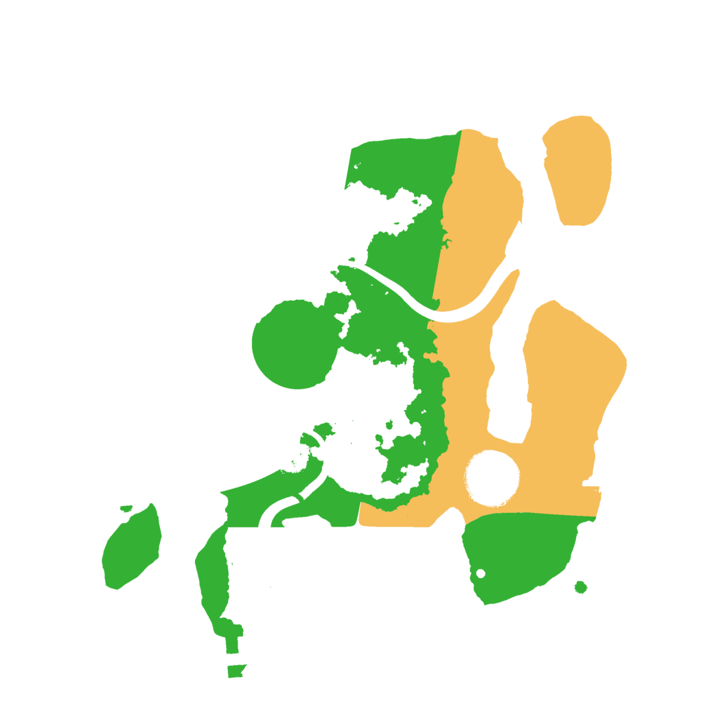 Biome Rust Map: Procedural Map, Size: 2300, Seed: 8366