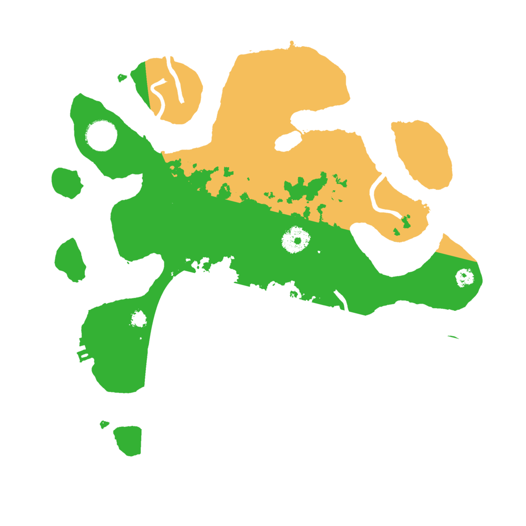 Biome Rust Map: Procedural Map, Size: 3000, Seed: 453982884