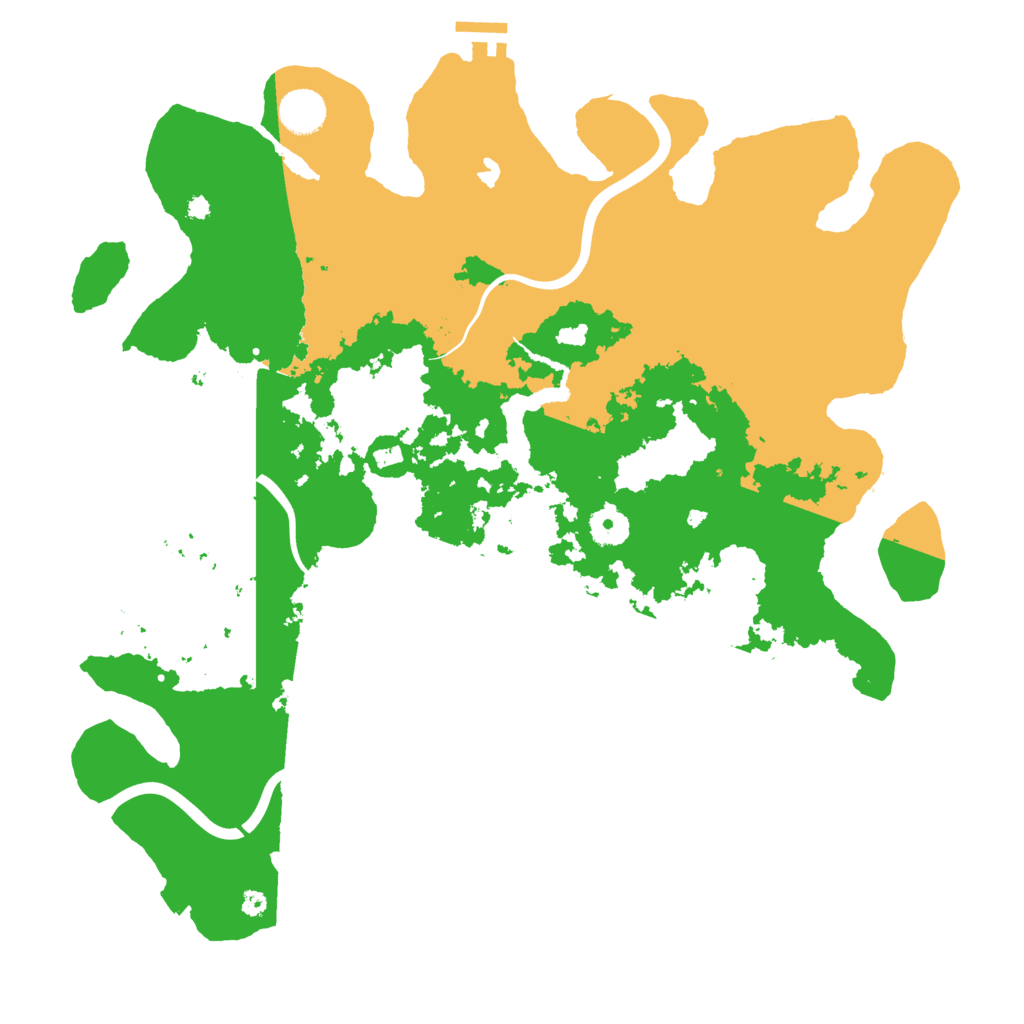 Biome Rust Map: Procedural Map, Size: 4000, Seed: 88231