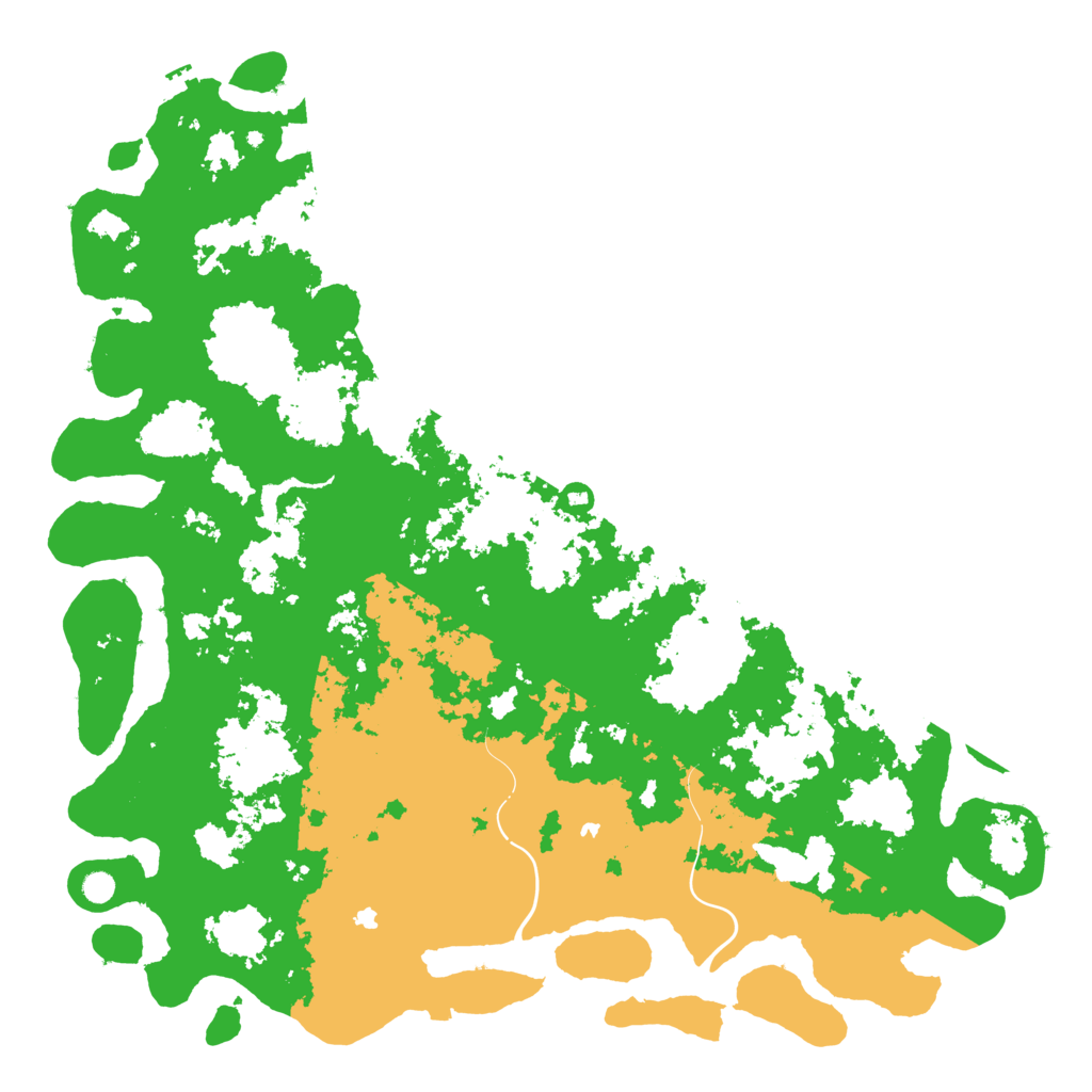 Biome Rust Map: Procedural Map, Size: 6000, Seed: 678206347