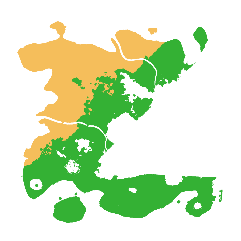 Biome Rust Map: Procedural Map, Size: 3000, Seed: 1123102626