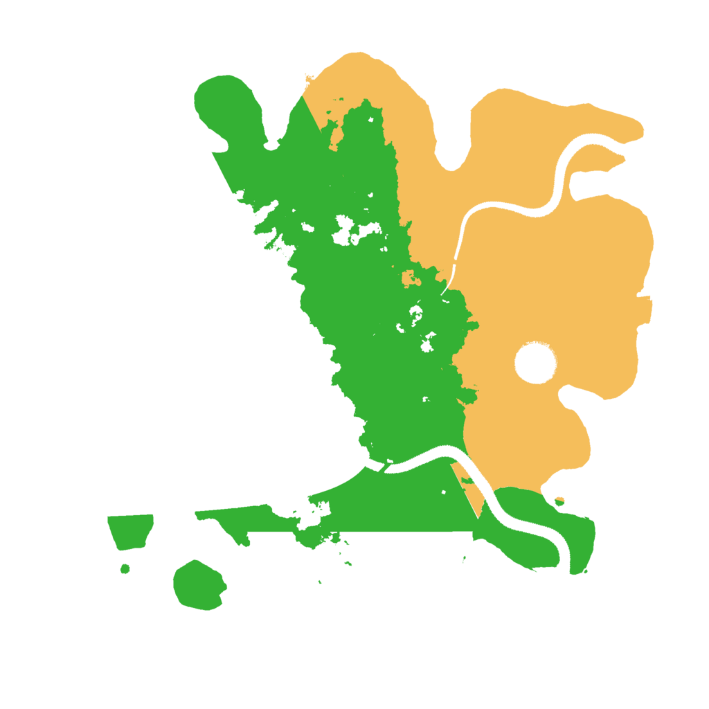 Biome Rust Map: Procedural Map, Size: 3000, Seed: 1561272410