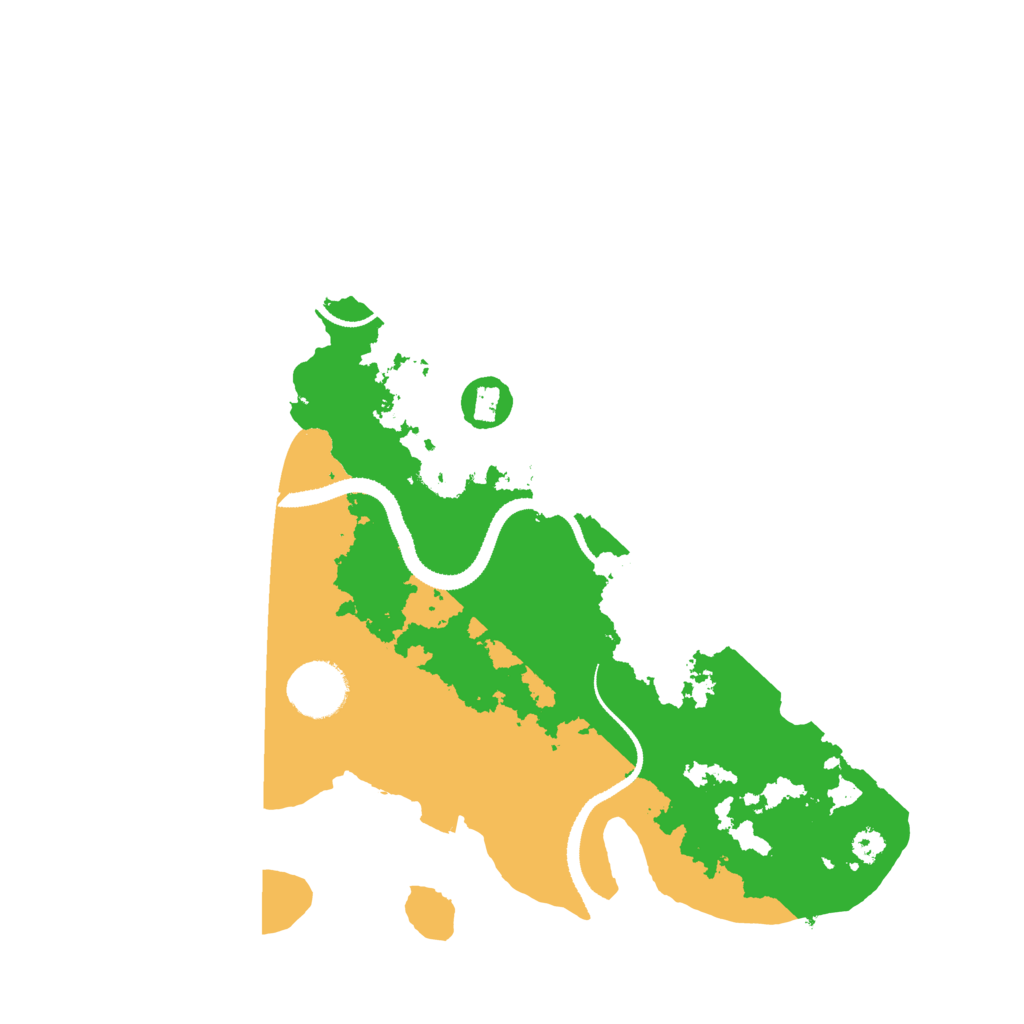 Biome Rust Map: Procedural Map, Size: 3200, Seed: 1003