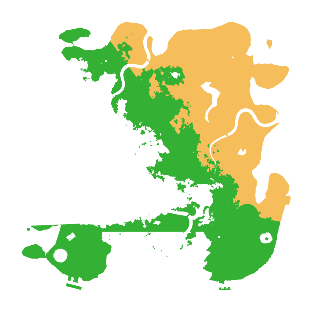 Biome Rust Map: Procedural Map, Size: 4000, Seed: 1472224802