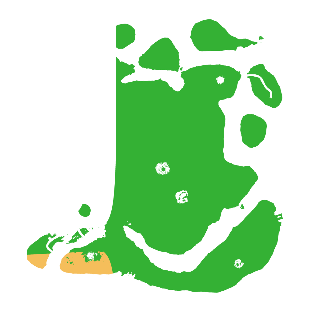 Biome Rust Map: Procedural Map, Size: 3500, Seed: 854514773