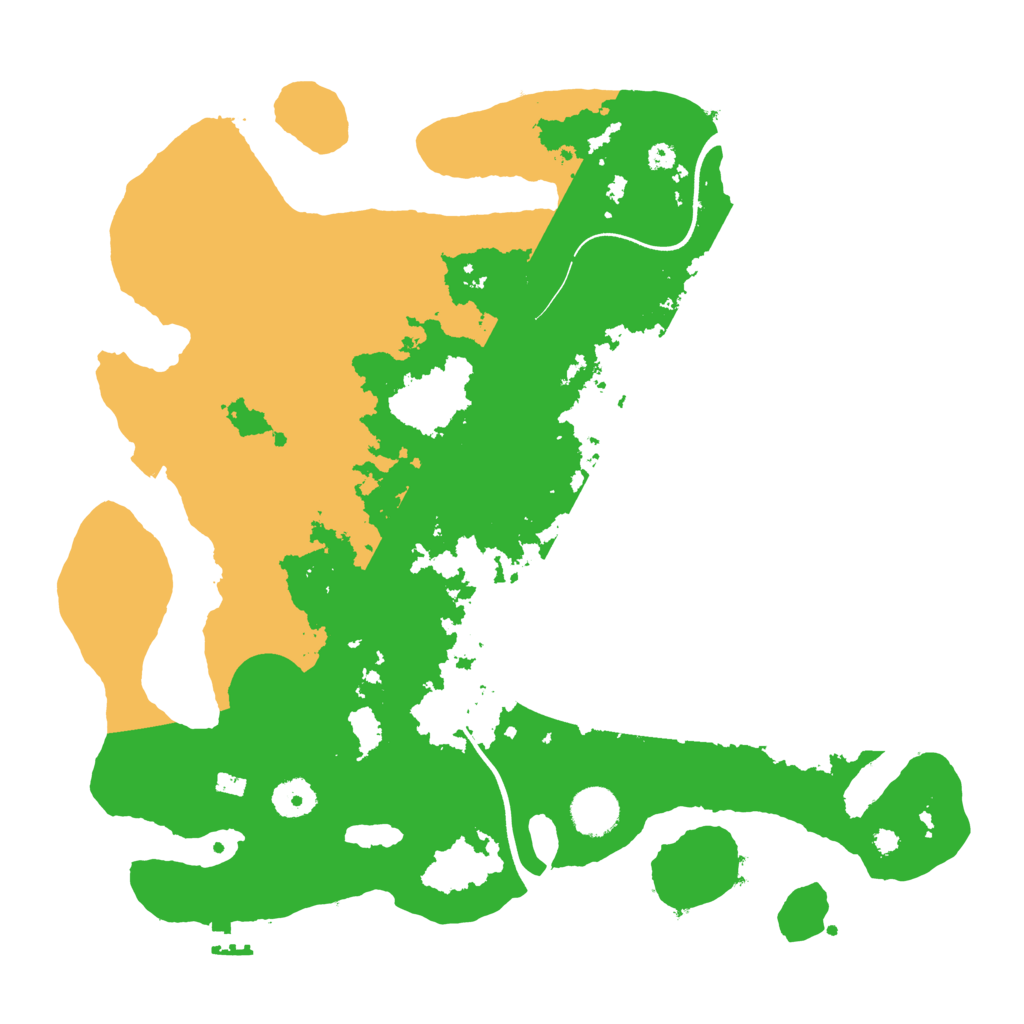 Biome Rust Map: Procedural Map, Size: 3750, Seed: 372491431