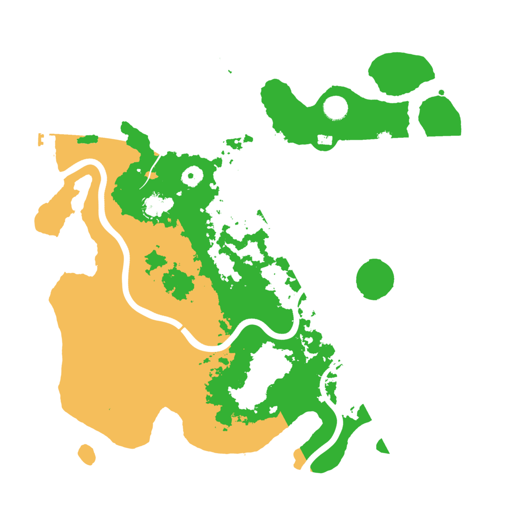 Biome Rust Map: Procedural Map, Size: 3700, Seed: 7344676