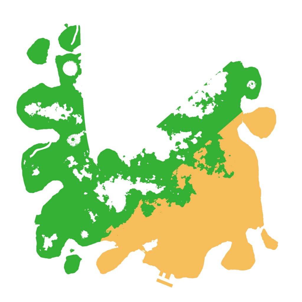 Biome Rust Map: Procedural Map, Size: 3650, Seed: 2462452