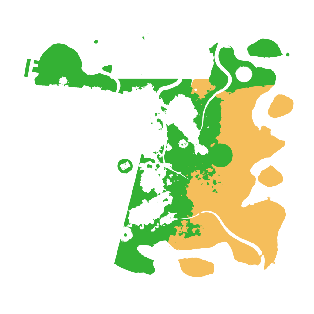 Biome Rust Map: Procedural Map, Size: 3500, Seed: 219384312