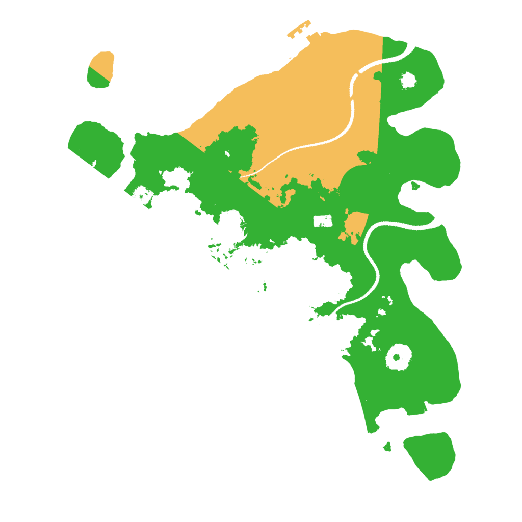 Biome Rust Map: Procedural Map, Size: 3000, Seed: 1632999316