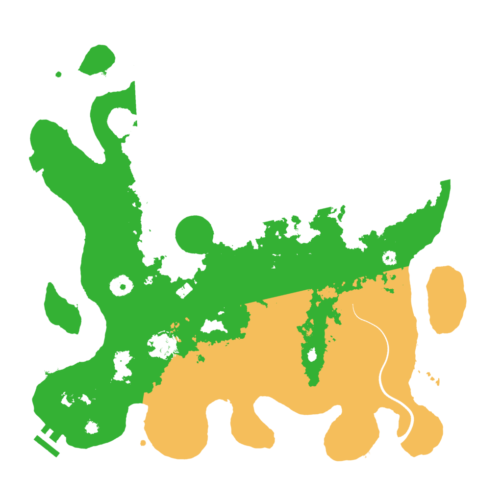 Biome Rust Map: Procedural Map, Size: 3500, Seed: 1206239567