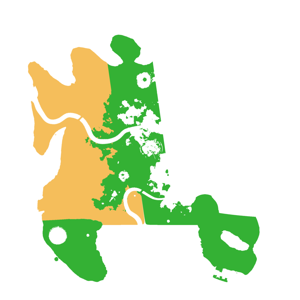 Biome Rust Map: Procedural Map, Size: 3000, Seed: 2065141462