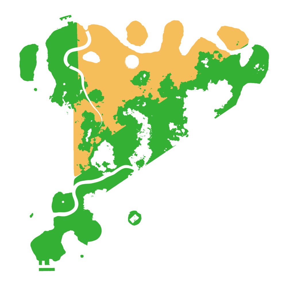 Biome Rust Map: Procedural Map, Size: 3750, Seed: 16