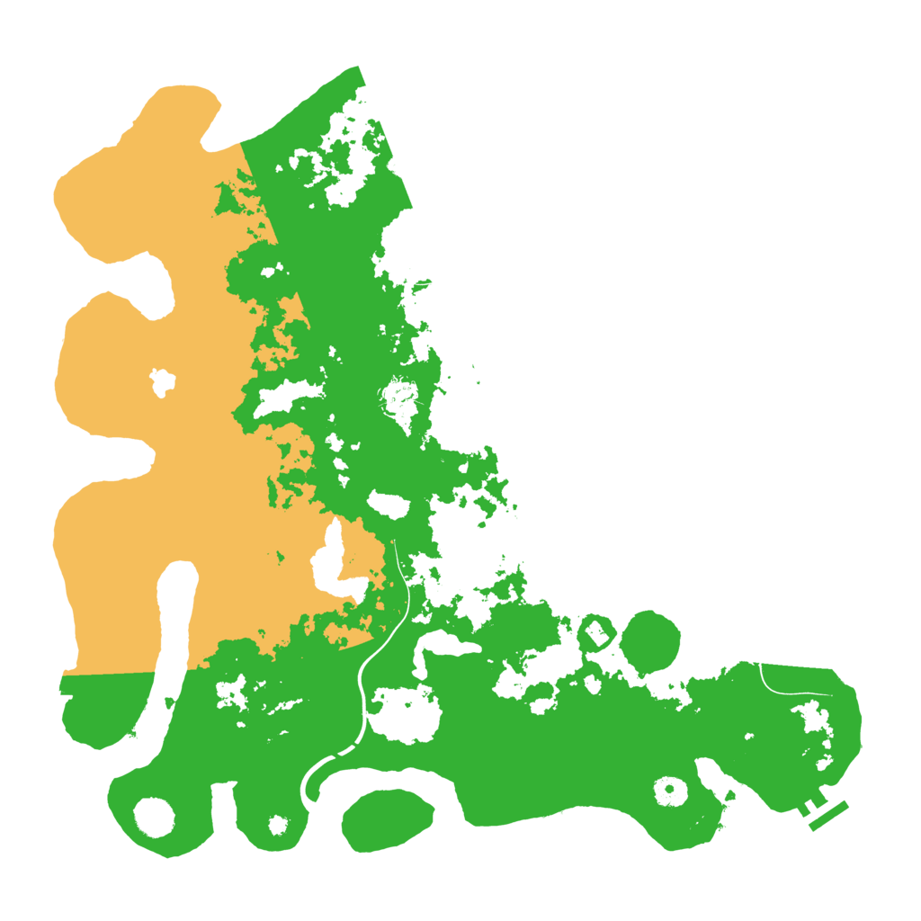 Biome Rust Map: Procedural Map, Size: 4250, Seed: 483894512