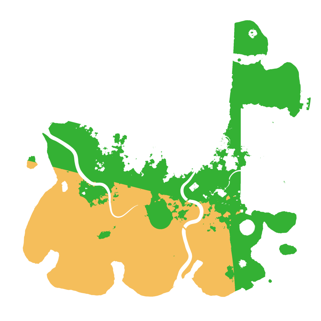 Biome Rust Map: Procedural Map, Size: 3850, Seed: 186191585