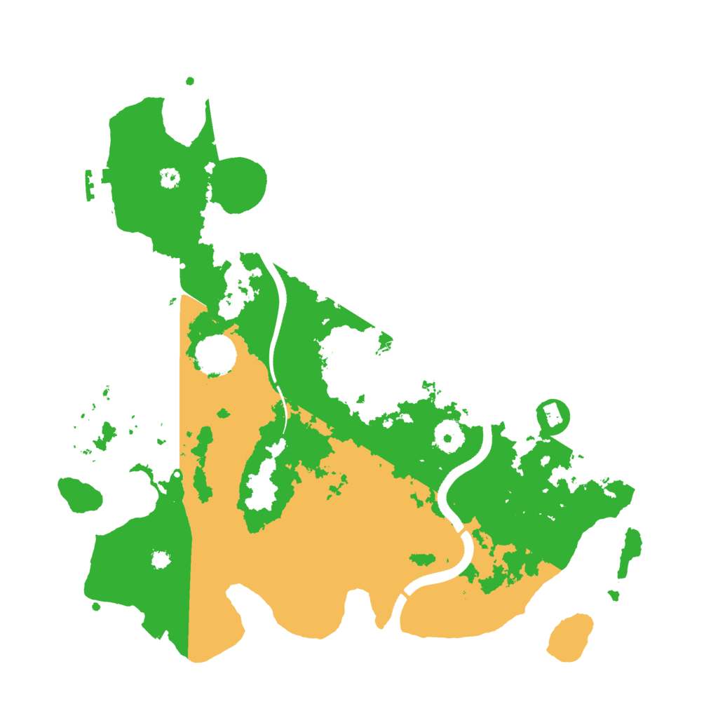Biome Rust Map: Procedural Map, Size: 3500, Seed: 2126693589