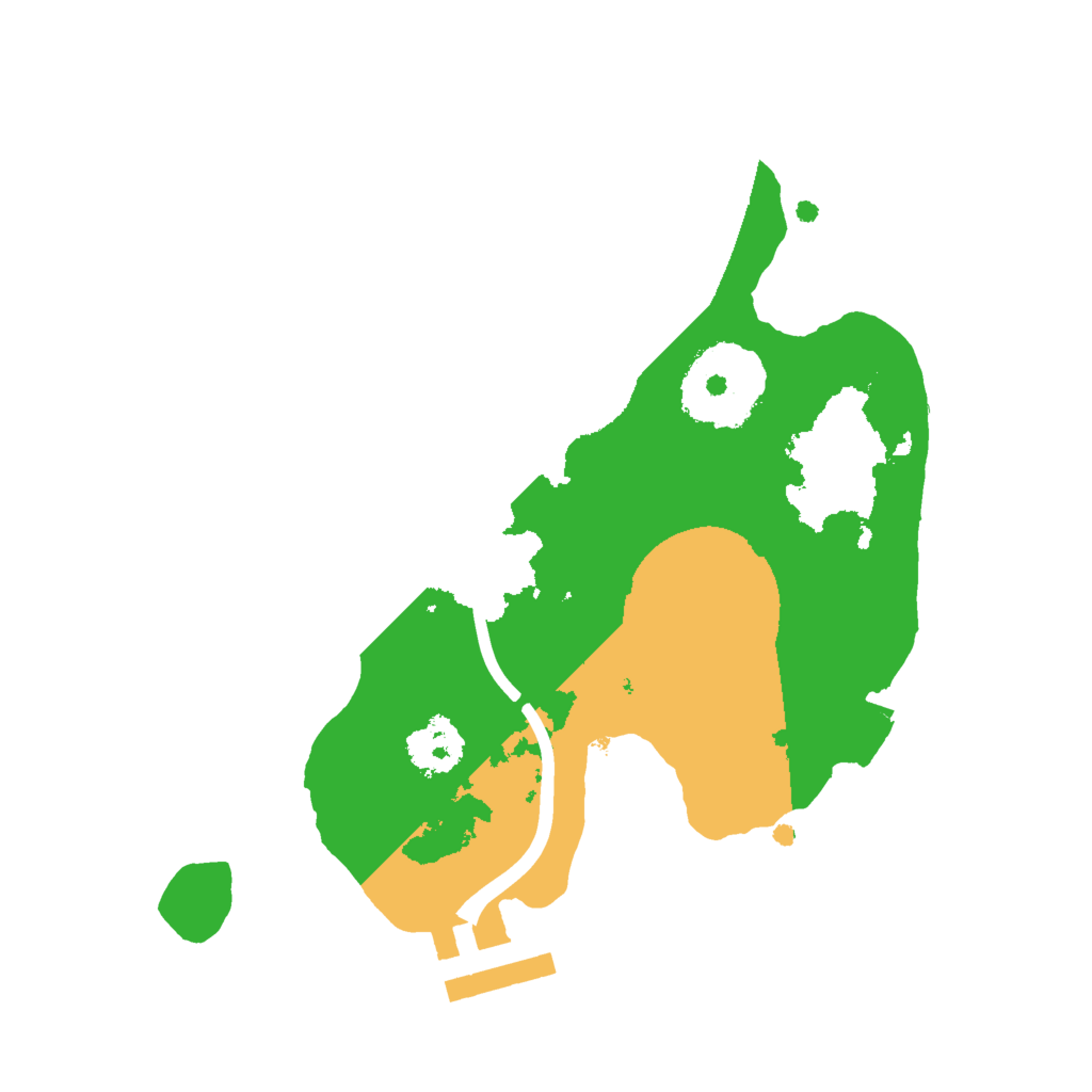 Biome Rust Map: Procedural Map, Size: 2000, Seed: 308225