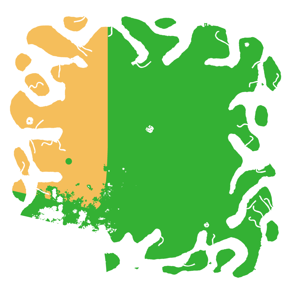 Biome Rust Map: Procedural Map, Size: 6000, Seed: 809637109