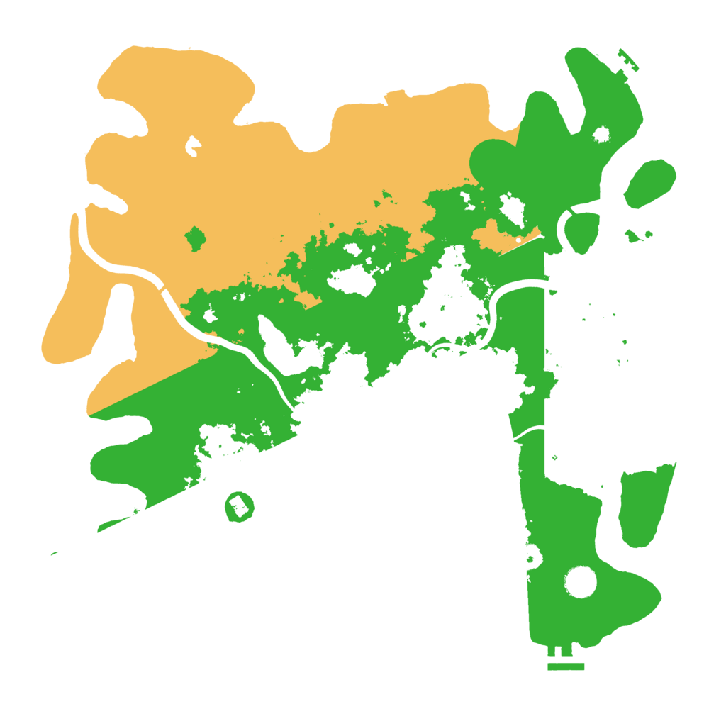 Biome Rust Map: Procedural Map, Size: 4000, Seed: 127777