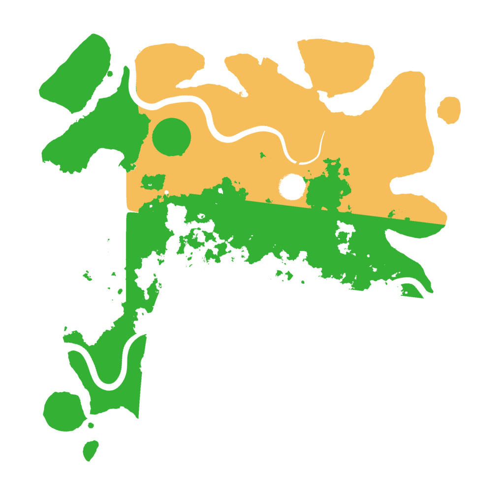 Biome Rust Map: Procedural Map, Size: 3500, Seed: 2110