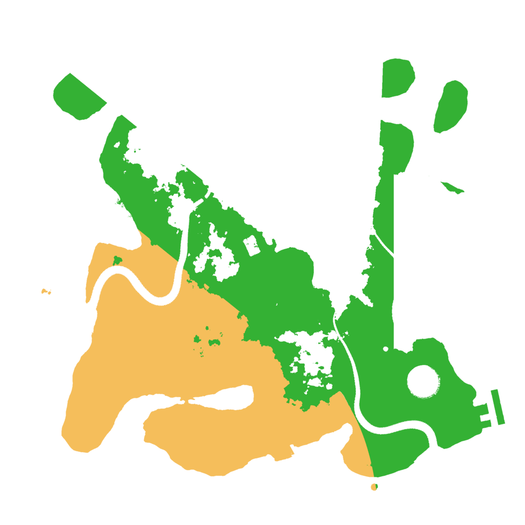 Biome Rust Map: Procedural Map, Size: 3000, Seed: 54242681