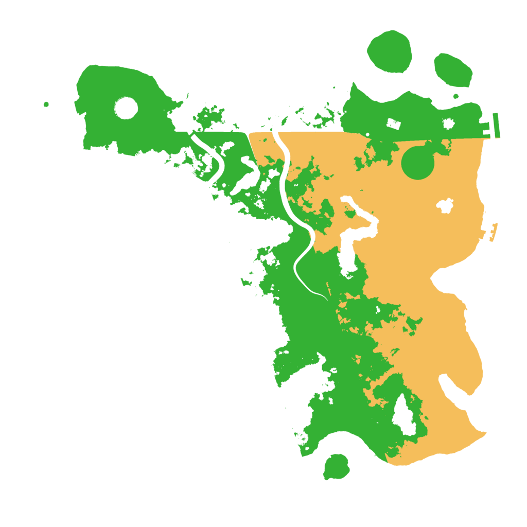 Biome Rust Map: Procedural Map, Size: 4200, Seed: 1950026236