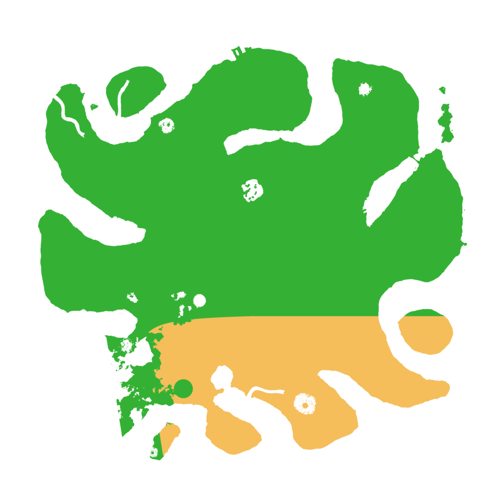 Biome Rust Map: Procedural Map, Size: 3500, Seed: 1628740330