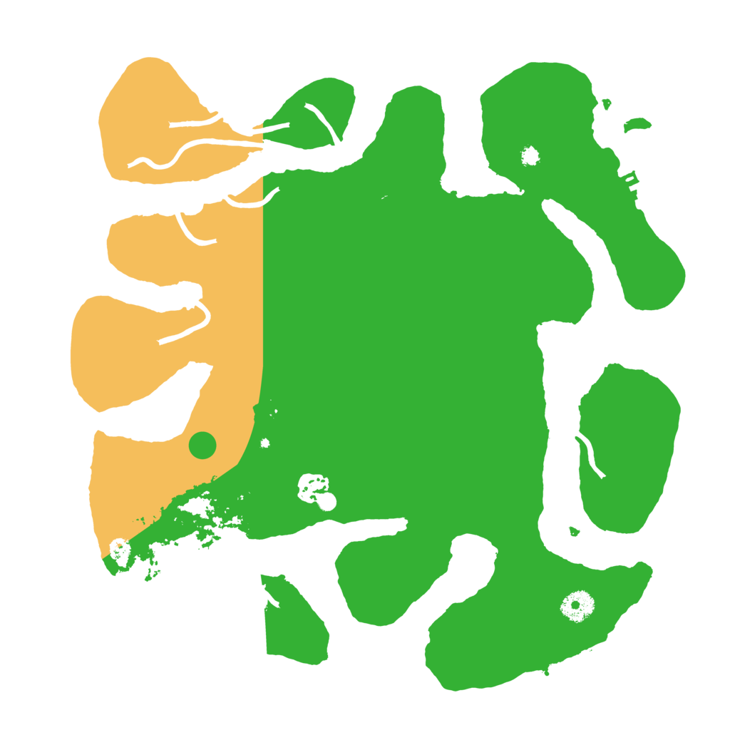 Biome Rust Map: Procedural Map, Size: 3500, Seed: 17293875