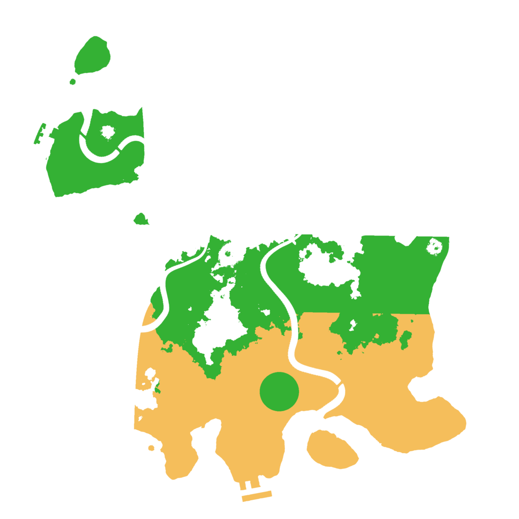 Biome Rust Map: Procedural Map, Size: 3500, Seed: 762613598