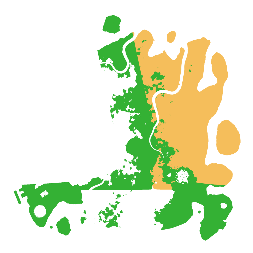 Biome Rust Map: Procedural Map, Size: 3654, Seed: 200