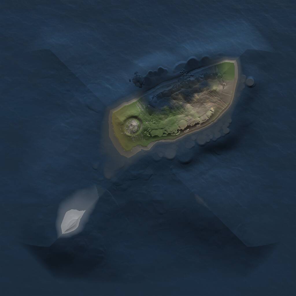 Rust Map: Procedural Map, Size: 1000, Seed: 228, 1 Monuments