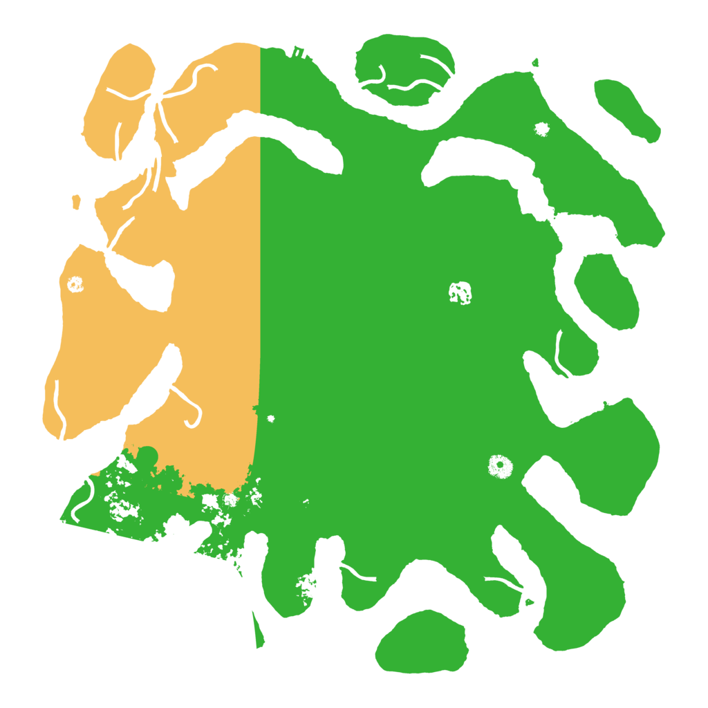 Biome Rust Map: Procedural Map, Size: 4400, Seed: 4400