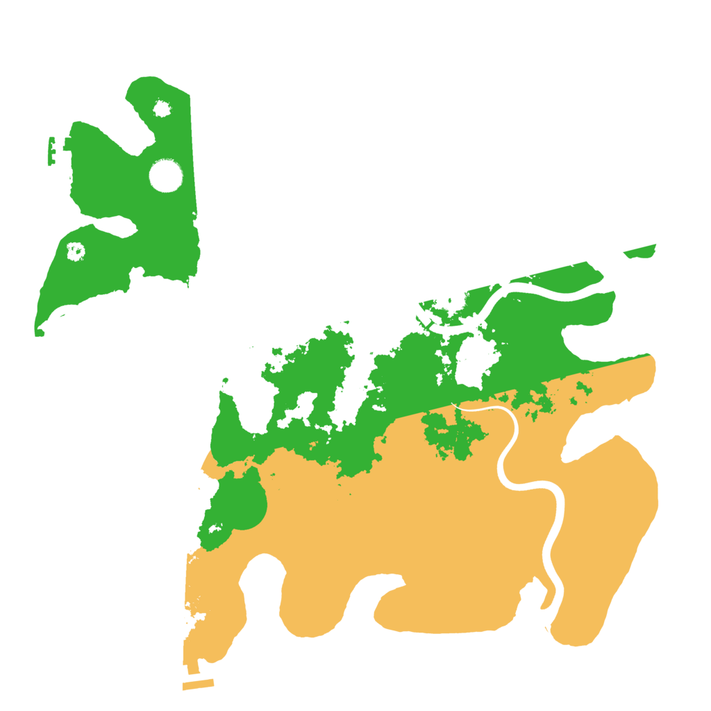 Biome Rust Map: Procedural Map, Size: 3751, Seed: 1