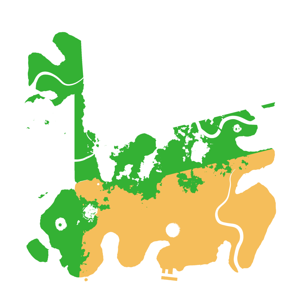 Biome Rust Map: Procedural Map, Size: 3751, Seed: 1