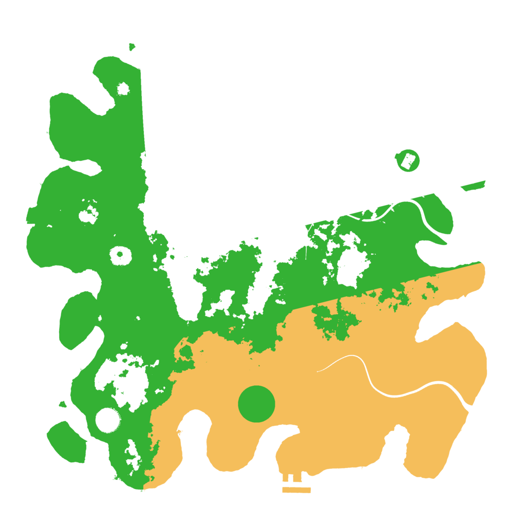 Biome Rust Map: Procedural Map, Size: 3751, Seed: 1