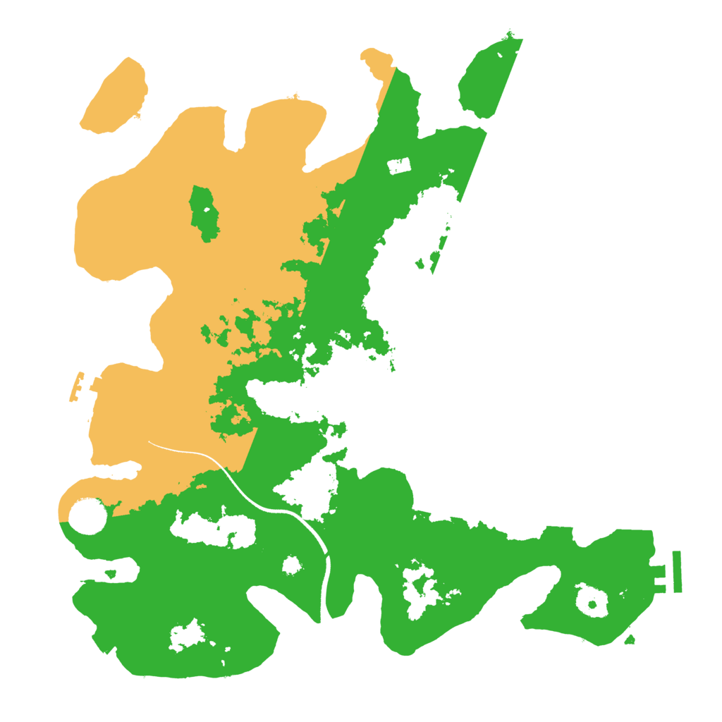 Biome Rust Map: Procedural Map, Size: 3500, Seed: 7772080