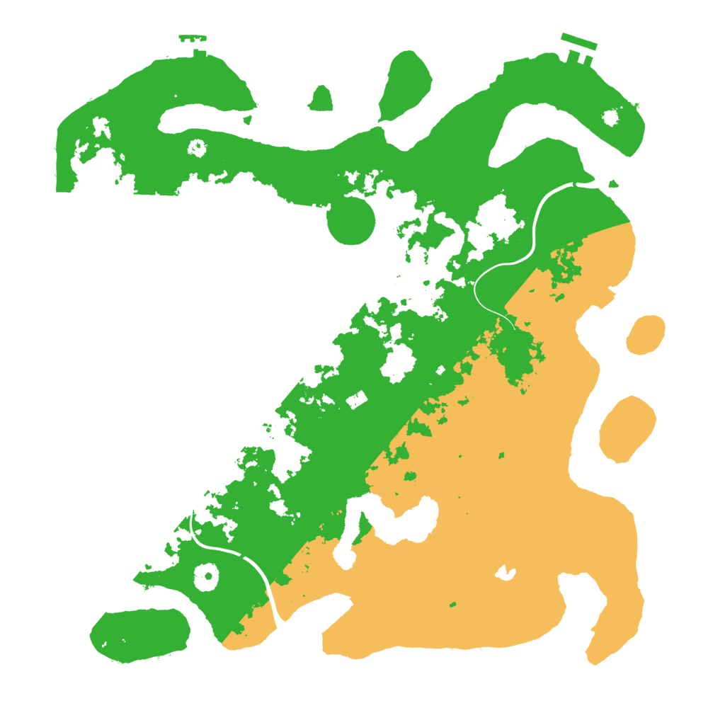 Biome Rust Map: Procedural Map, Size: 4000, Seed: 987465