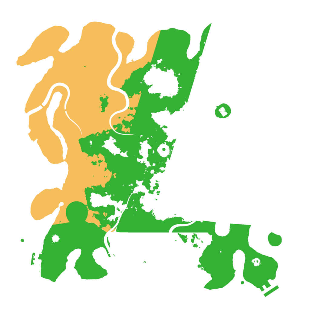 Biome Rust Map: Procedural Map, Size: 3800, Seed: 7372757