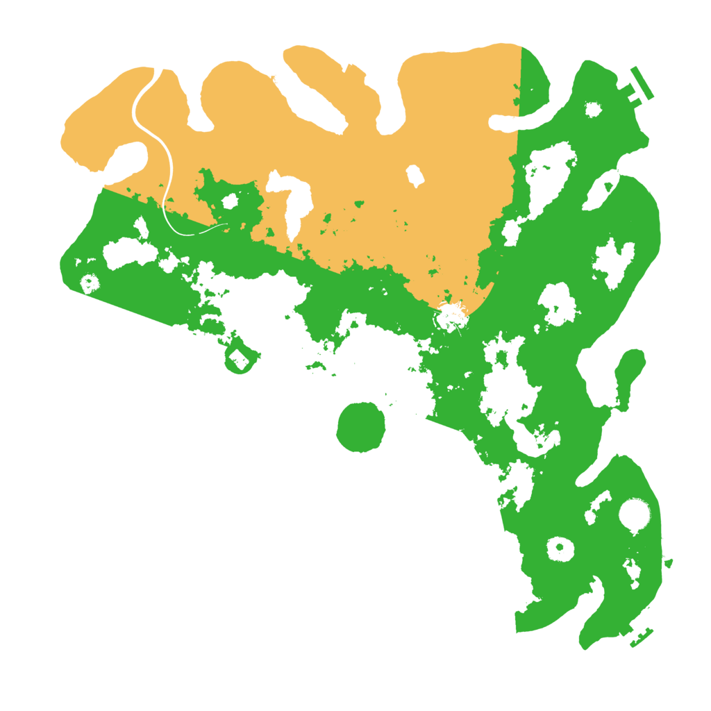 Biome Rust Map: Procedural Map, Size: 4000, Seed: 154557