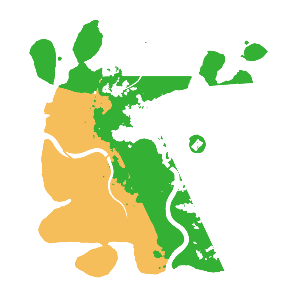 Biome Rust Map: Procedural Map, Size: 3000, Seed: 8217971