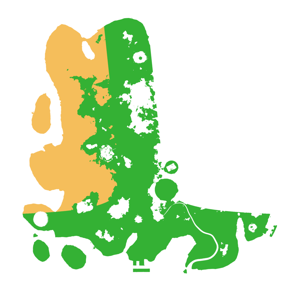 Biome Rust Map: Procedural Map, Size: 3500, Seed: 1994017436