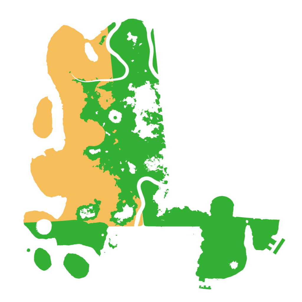 Biome Rust Map: Procedural Map, Size: 3500, Seed: 1994017436