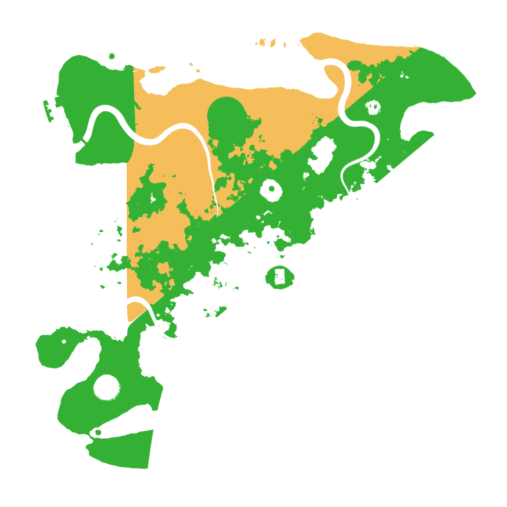 Biome Rust Map: Procedural Map, Size: 3500, Seed: 1026072660