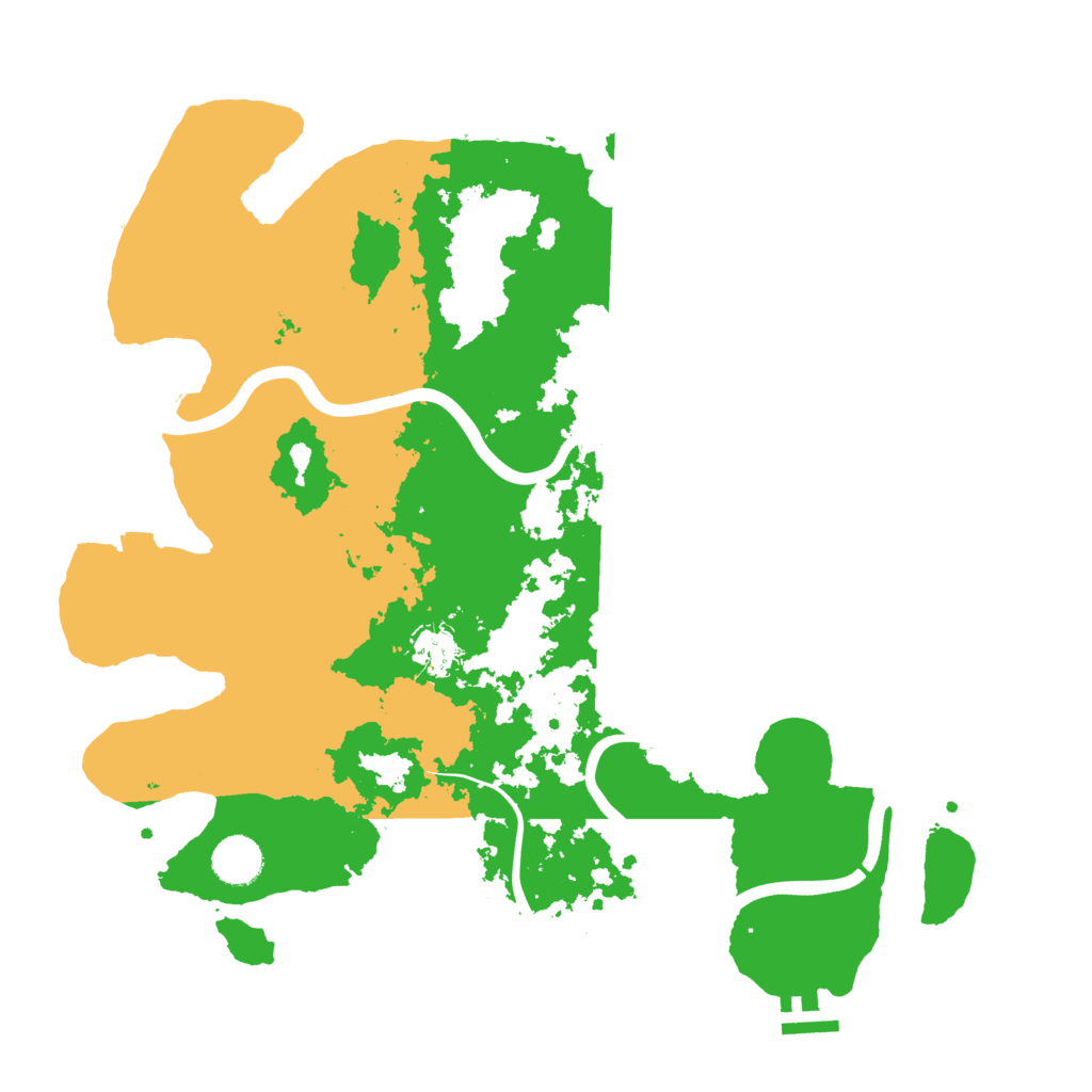 Biome Rust Map: Procedural Map, Size: 3850, Seed: 1327427696