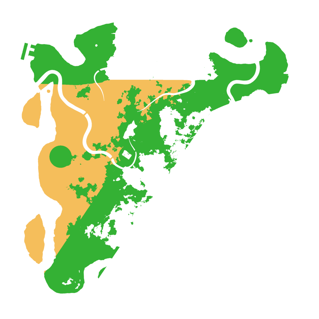 Biome Rust Map: Procedural Map, Size: 3800, Seed: 2412