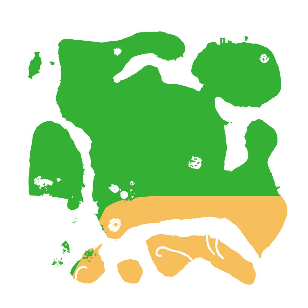 Biome Rust Map: Procedural Map, Size: 3500, Seed: 1403462782