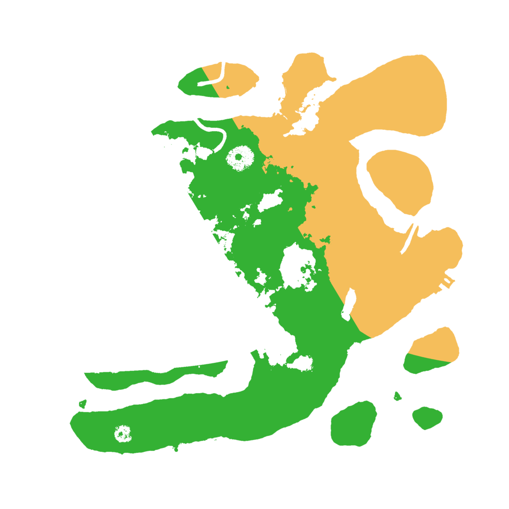 Biome Rust Map: Procedural Map, Size: 3000, Seed: 1486151042