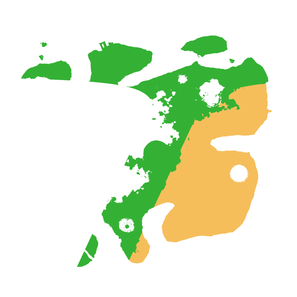 Biome Rust Map: Procedural Map, Size: 3000, Seed: 393457999