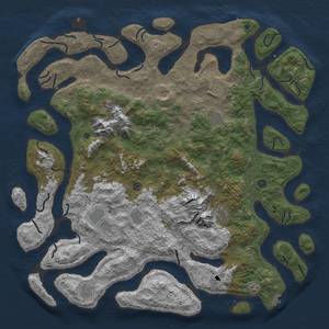 Thumbnail Rust Map: Procedural Map, Size: 5800, Seed: 2147483647, 19 Monuments