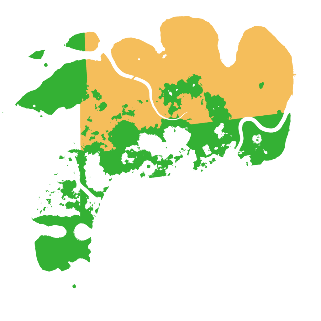 Biome Rust Map: Procedural Map, Size: 3500, Seed: 492353613